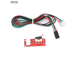 6pcs Interruptor De Parada Mecânica Com Cabo Para Cnc Impressora 3d Ramps 1.4