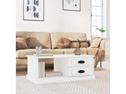 Vidaxl Mesa De Centro 90x50x35 Cm Derivados De Madeira Branco