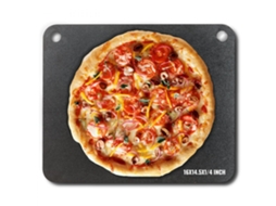 Placa De Aço Para Pizza 406x368x6mm, Pedra De Forno Em Aço Carbono 6mm E Tabuleiro De Pizza Em Aço Pesado Tekmaquinas