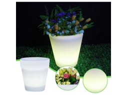 LUMINÁRIA SOLAR DECORATIVA em formato de flor com iluminação LED e instalação fácil AQUAFORGE