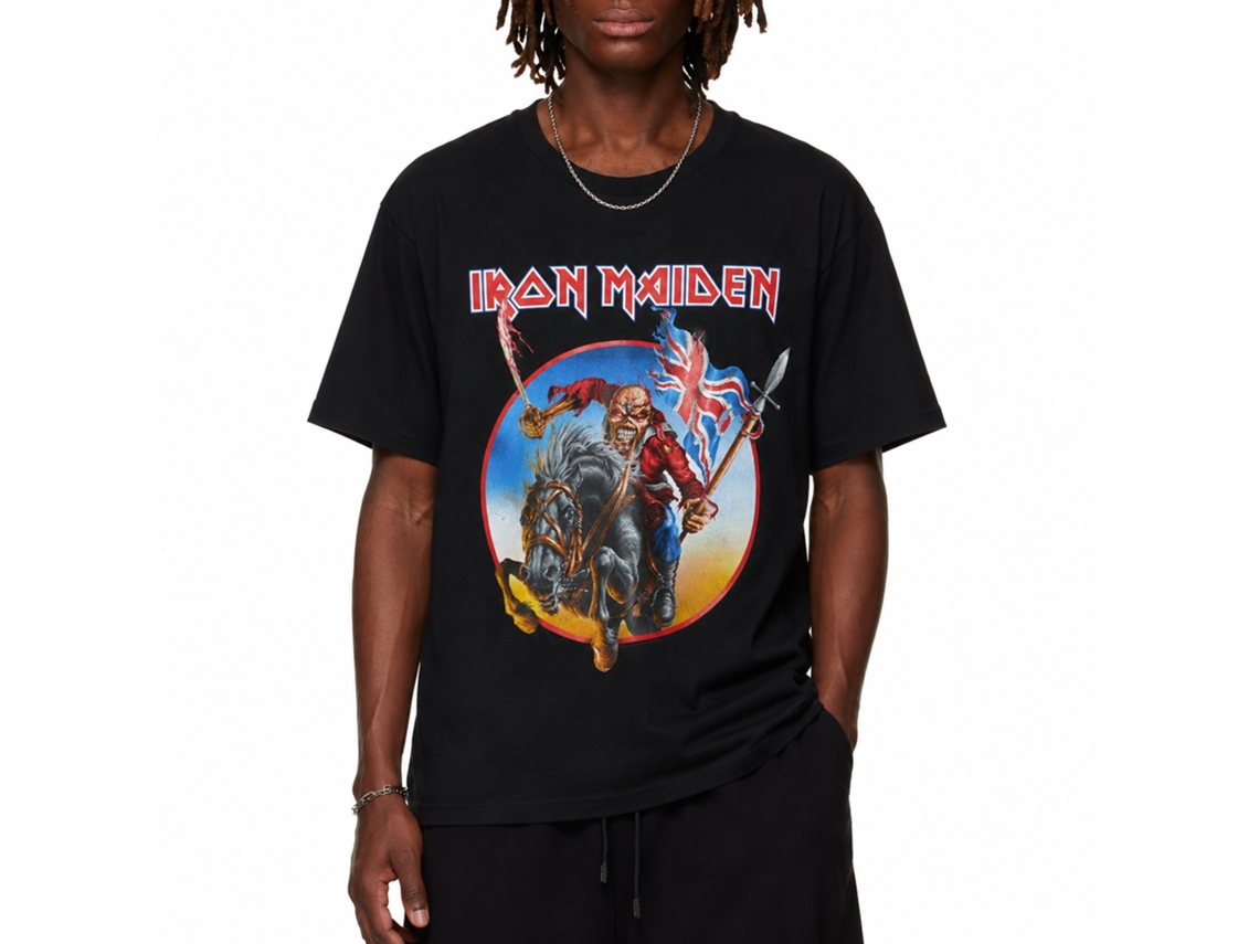 Iron Maiden Euro Tour T-shirt Classic Unisex Adults Size:s