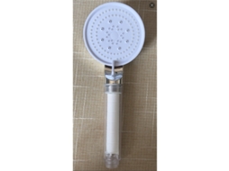 Chuveiro Branco 5 Funções 5 Jatos Alta Pressão Eco 8x25cm
