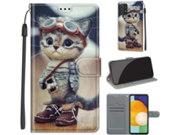 Capa Fecho para Samsung Galaxy A53 5G HONGWE. Anti-Choque Magnética com Porta-Cartões