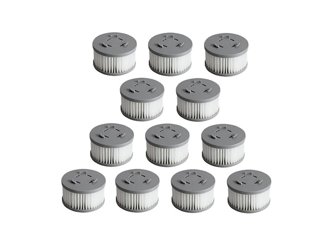 12 peças filtro hepa para xiaomi jimmy jv85 jv85 pro h9 pro a6/a7/a8 acessórios de aspirador de pó portátil sem fio