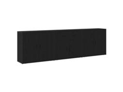 Conjunto 1 Buffet Vidaxl Preto Derivados De Madeira (240 X 33 X 70 Cm)