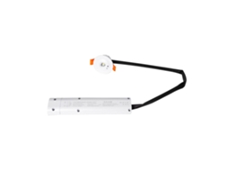 Downlight De Emergência Led 3w Com 3 Horas De Autonomia Branco 60 Mm