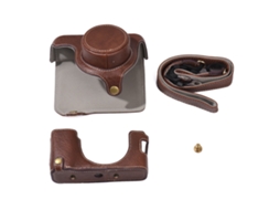 Portable Camera Case Synthetic Leather Camera Carry Bag With Shoulder Strap Replacement For X100v/ X100f Camera LAXISCREED