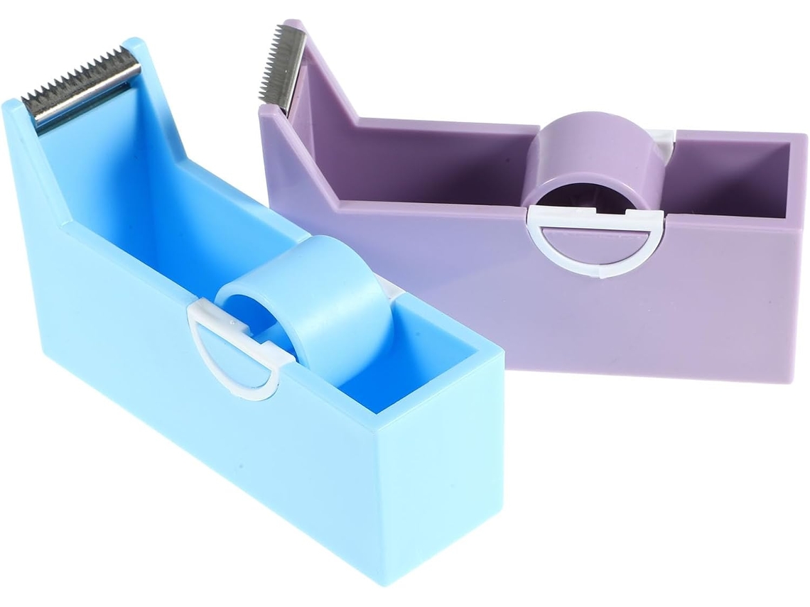 Dispensador de Fita Adesiva Doitool para Post-Cílios em Metal e ABS, 2 Peças, Cortador, Fácil de Transportar, Sem