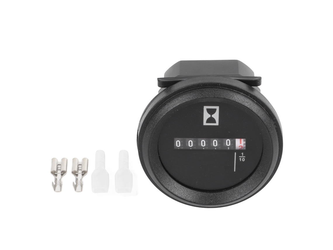 Medidor De Horas 52mm Quartzo Preciso Estável Para Escavadeiras Tratores Monitoramento Eficiência