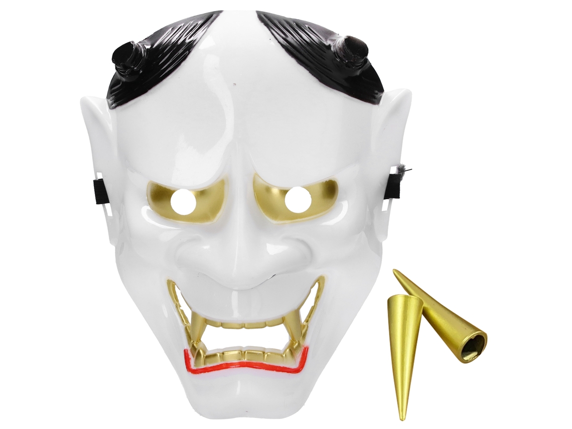 Máscara Branca Horrível Halloween Cosplay E Decoração