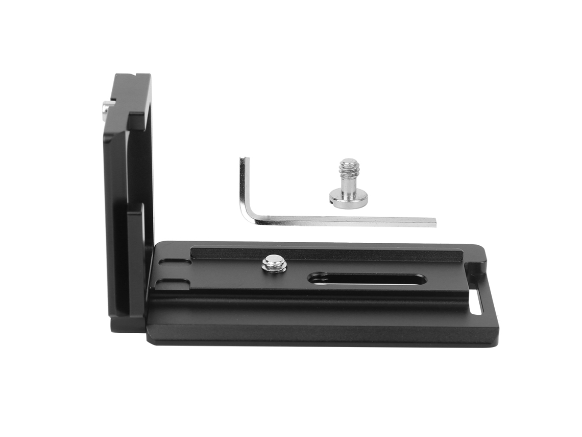 Aluminium Alloy L Shape Quick Release Plate Vertical Shooting Board For Sony A6300 Camera LAXISCREED