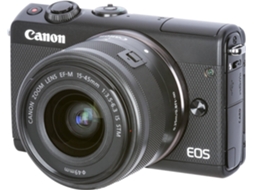 Máquina Fotográfica CANON EOS M100+ EF-M 15-45mm f/3.5-6.3 IS  (APS-C)