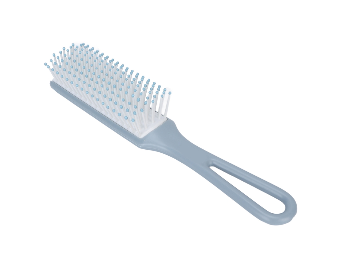 Pente De Cabelo Portátil Anti-enrolamento Com Aperto Anti-derrapante Vented Para Massagem E Estilo De Cabelo Azul