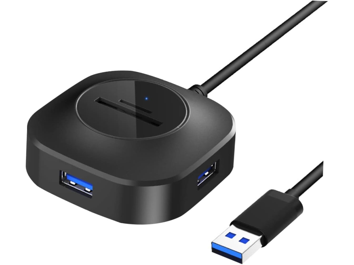 Hub Usb Multiportas Com Saída 3.0, Compatível Versões Anteriores,