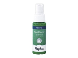 Spray têxtil - RAYHER - Verde maçã - Frasco de 50ml - Resistente à luz - Para tecidos leves