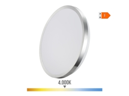 Aplique Super Led de Superficie 24W 2490Lm 4000K Ø38X6,2Cm Marco Cromado EDM