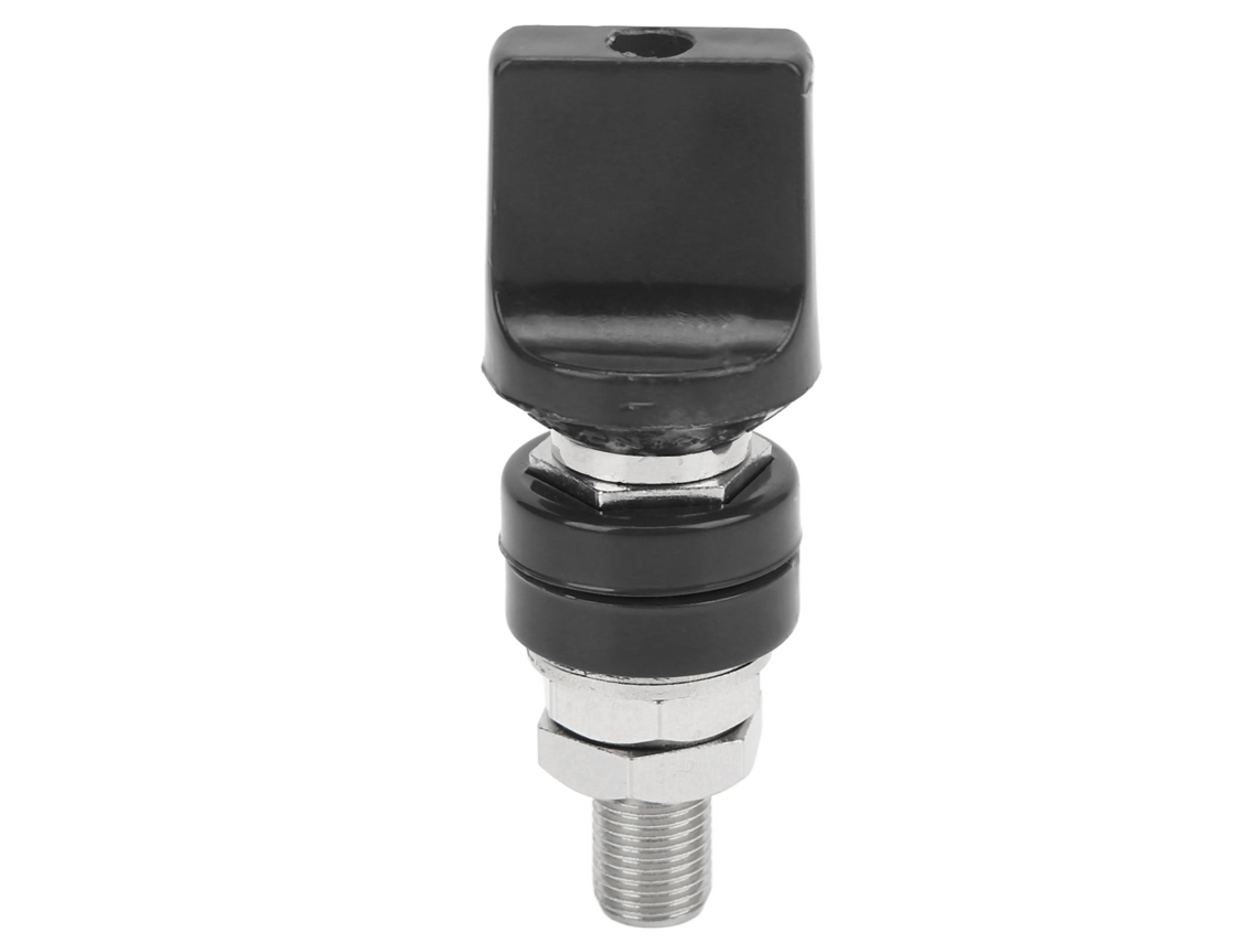 Pino De Conexão Rosca M10 100a Plug Banana 4mm Preto