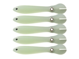 Isqueiro Mole Bait 10cm 6g para Bass Trout 5pcs