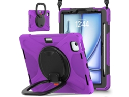 Capa de silicone híbrida para tablet Webake com suporte e alça de ombro