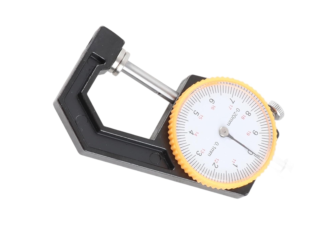 Medidor De Espessura Ferramenta Medição Com Mostrador Branco Para Aço,