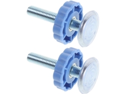 2 Parafusos Metálicos De 60 Mm Para Barreira De Segurança, Instalação Sem Parafusos.