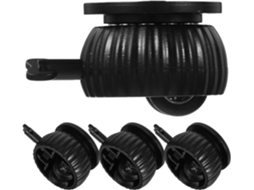 Conjunto De Rodízios Giratórios Sewroro Para Armário, Design E ,