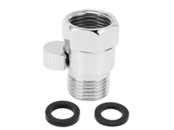 5pcs conexão de tubo rosca hexagonal aço inox 1/2 polegada