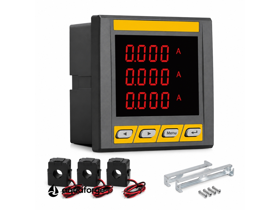 Ynn Pw800 Multifuncional Medidor Elétrico Led 3x4a - Pw800