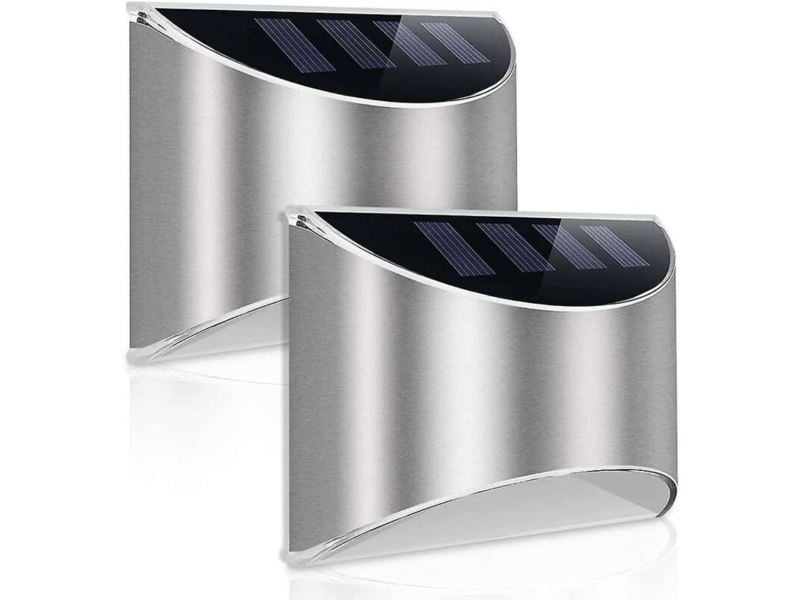 2 Pacotes de Luz Solar Externa Led Luz Solar Sem Fio