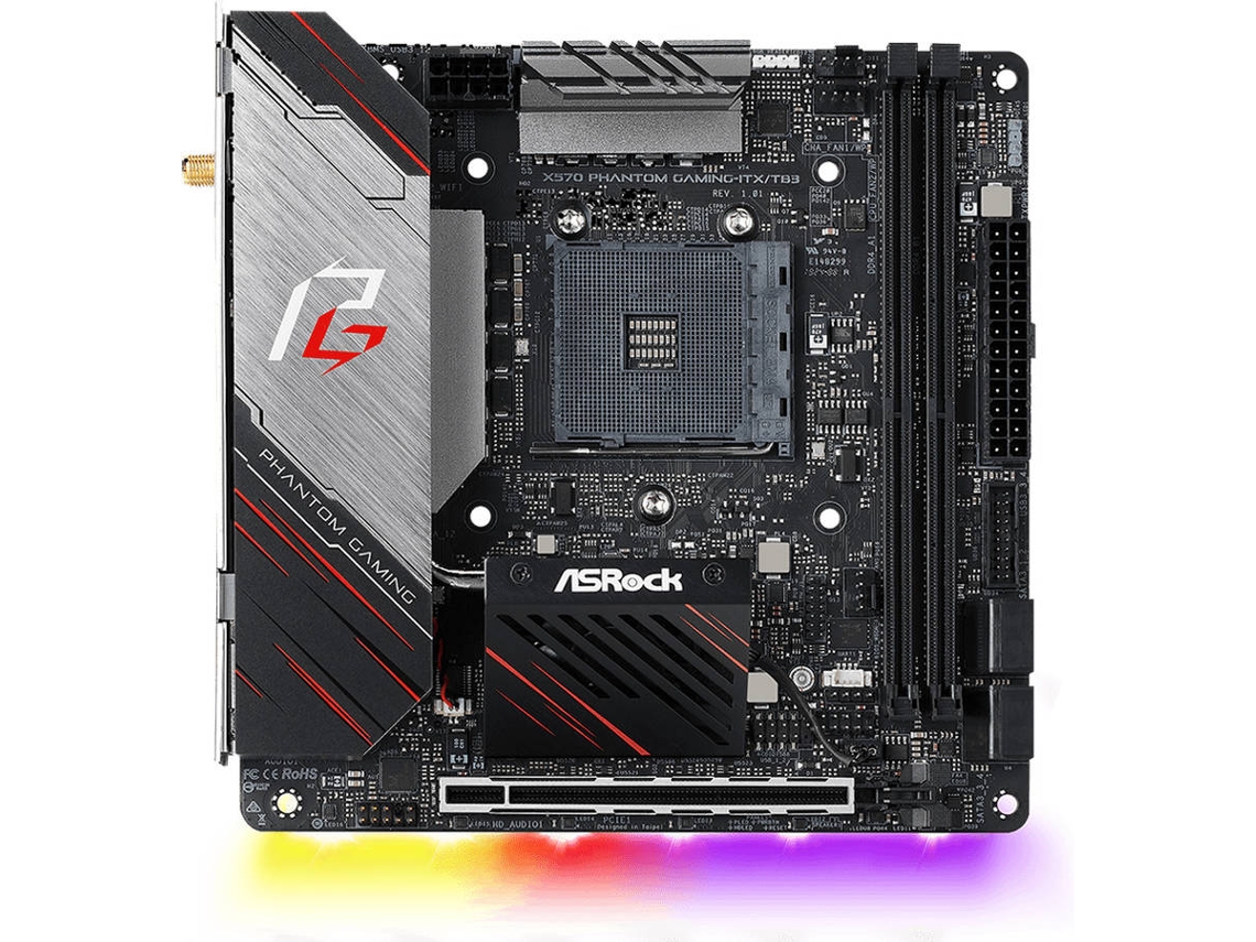 Motherboard ASROCK X570 Phantom GamingITX/TB3 (Socket AM4 AMD 570X