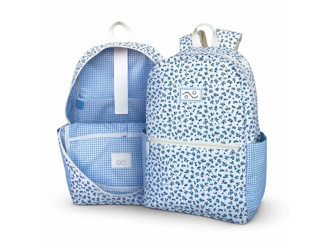 FIRMO Mochila Bubbly Poliéster Reciclado Rpet 45 5 X 30 X 18 Cm Azul e Branco