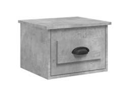 Cinzento Cimento MAISON EXCLUSIVE Mesa cabeceira de parede 41,5x36x28 cm