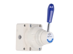 Válvula Manual Laxiscreed Com Alavanca Rotativa Para Controlo De Fluxo Pneumático Bidirecional