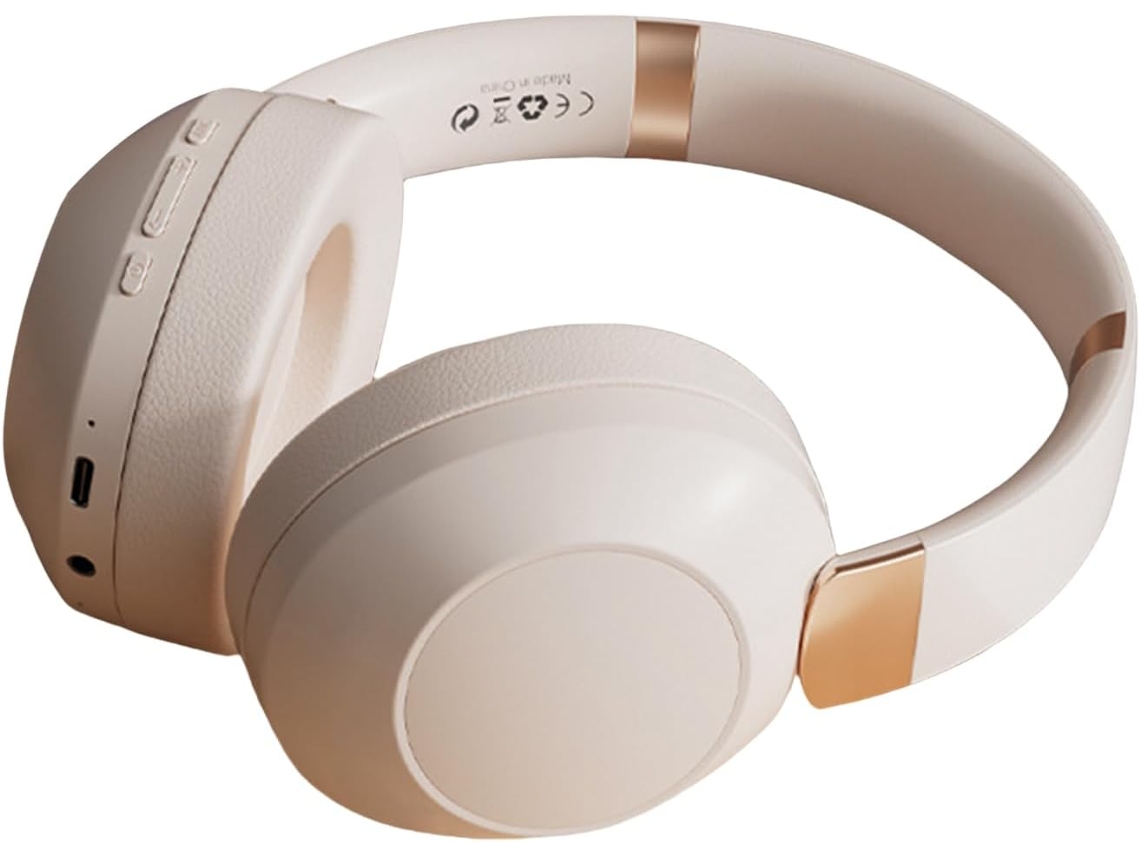 Fones De Ouvido Estéreo Sem Fio Supra Auriculares