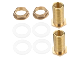 Conector De Cobre Para Tanque Água (2 Peças), Encaixe Anteparo,