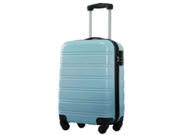 Mala de viagem rígida, bagagem de mão, 4 rodas, ABS, com fechadura de combinação, 34.52347, Azul Liptaptyn