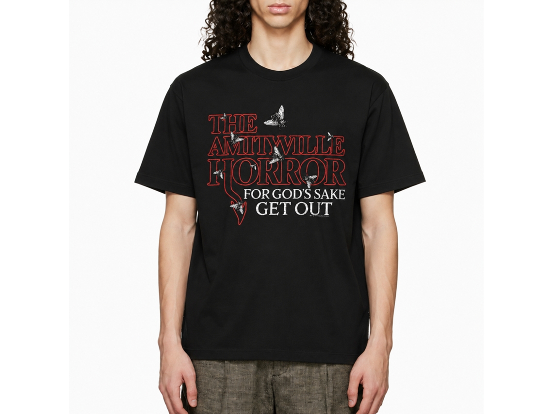 Rockinstone Amityville Horror Movie Flies Black Adult T-shirt Size:xxxl