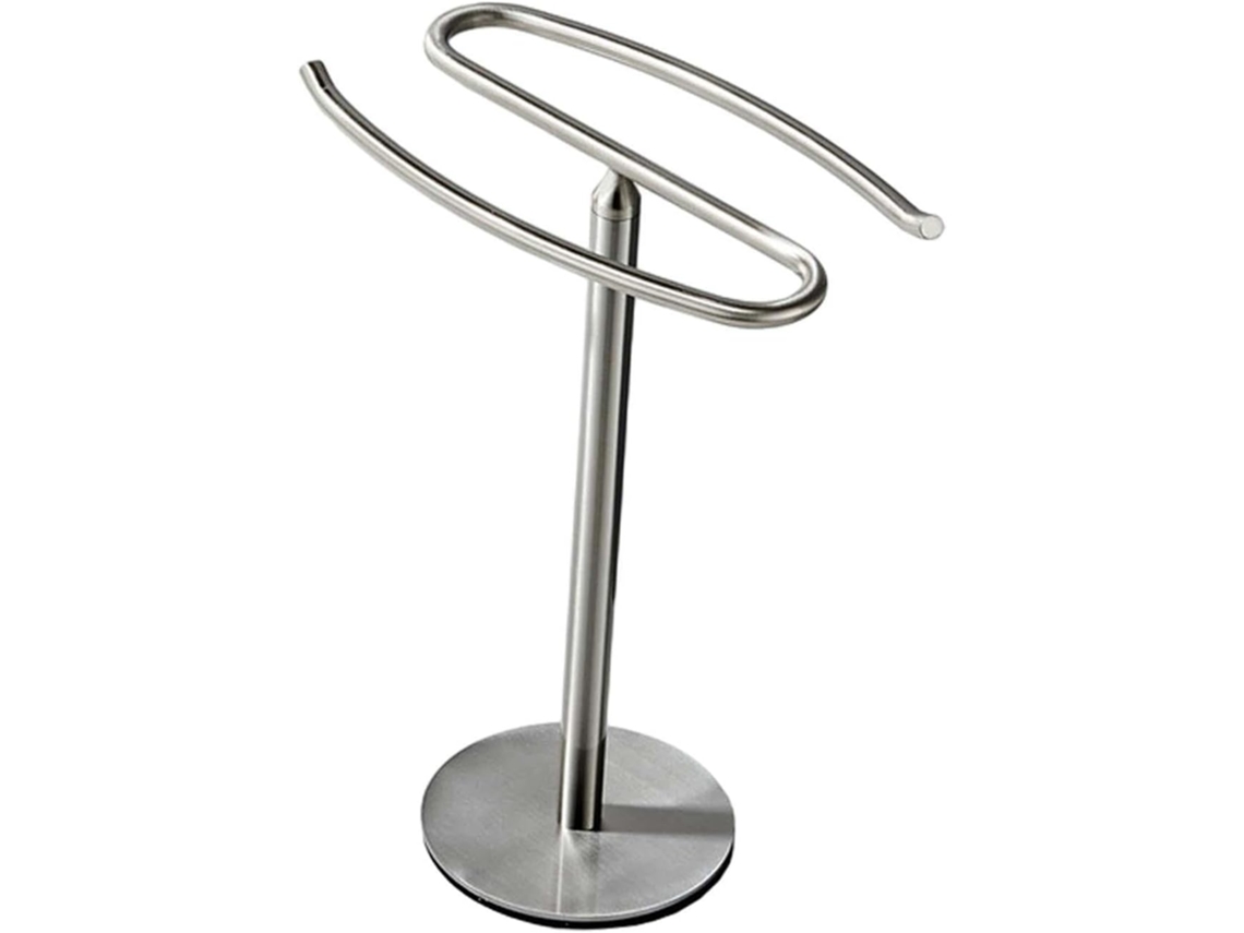Suporte De Bancada Para Toalhas Mão Elegante E Funcional, Em Aço Inoxidável Este Suporte Para Toalhas De Mão É Feito E