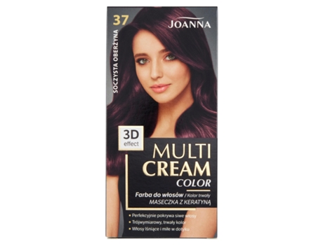 Tinta Creme Multifuncional Para Cabelo Joanna Na Cor 37 Groselha Suculenta
