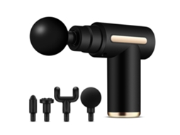 Massageador Corporal Elétrico de 4 Velocidades com Percussão Profunda nos Tecidos e Massagem Desportiva. Brilvibera