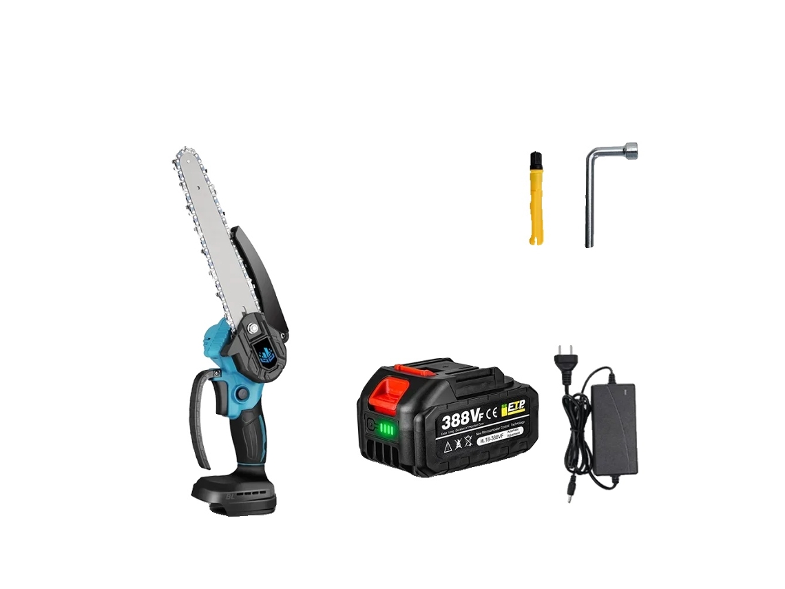 Serra De Poda Portátil Sem Fio, Motor Sem Escovas, Lâmina De 8 Polegadas, 1 Bateria Plug Eu, Eu Oem