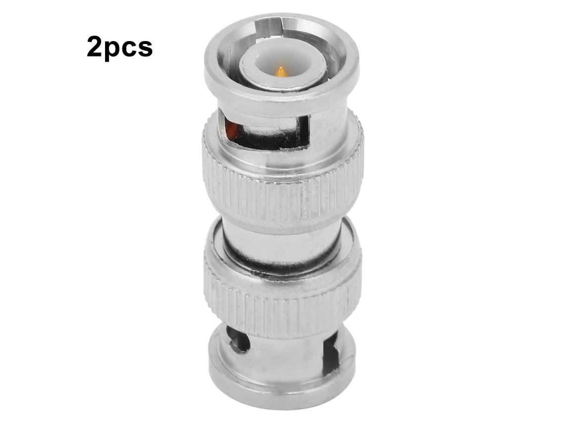 Conector Bnc Macho Para Macho Para Câmera De Segurança