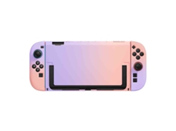 Capa Protetora Em Tpu (rosa-arroxeado) Para Console De Jogos Switch 2, Com Design Ergonômico Para Controles, Resistente A Impactos E Arranhões.