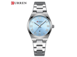 Relógio Feminino Elegante Com Números Romanos, Mecanismo De Quartzo, Calendário E Resistência À Água.