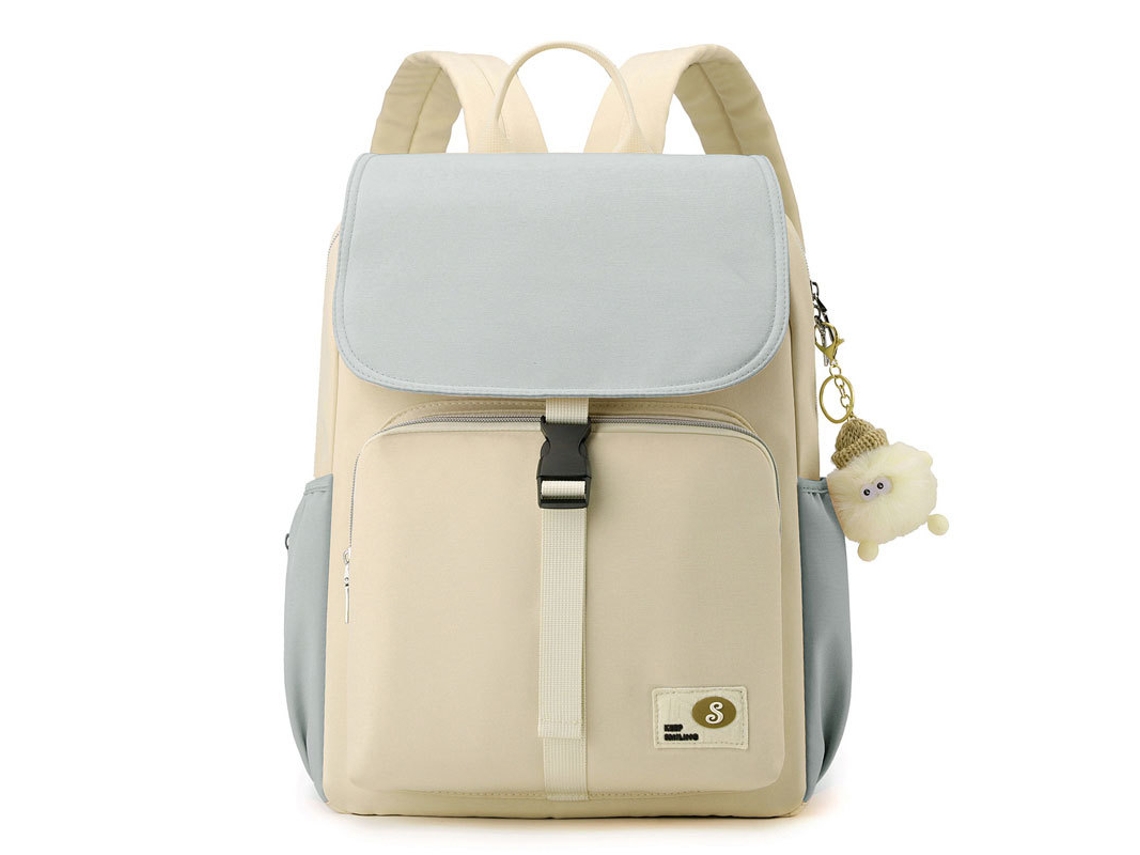 Mochila De Maternidade Hibbent 42x19x30cm (cinza)