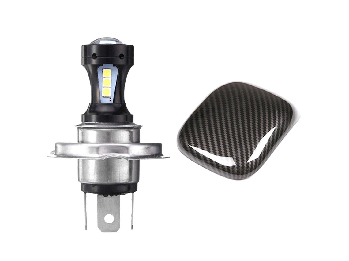 Peça Farol Moto H4 3030 Led Hi Lo Beam E Caixa Console Central Carro Armrest Mouse