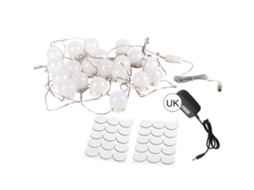 Kit Luzes Led Espelho Dimming Plug Usb Tipo Uk