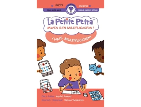 Livro Mwen Rayi Miltiplikasyon ! I Hate Multiplication! De Krystel Armand (inglês)