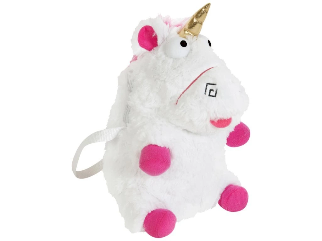 Mochila/bolsa De Ombro Fluffy Unicórnio 3d Despicable Me 25cm
