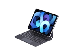 Capa Com Teclado Bluetooth Magnético Flutuante E Touchpad Para Ipad Air 6 11 Layout Pt
